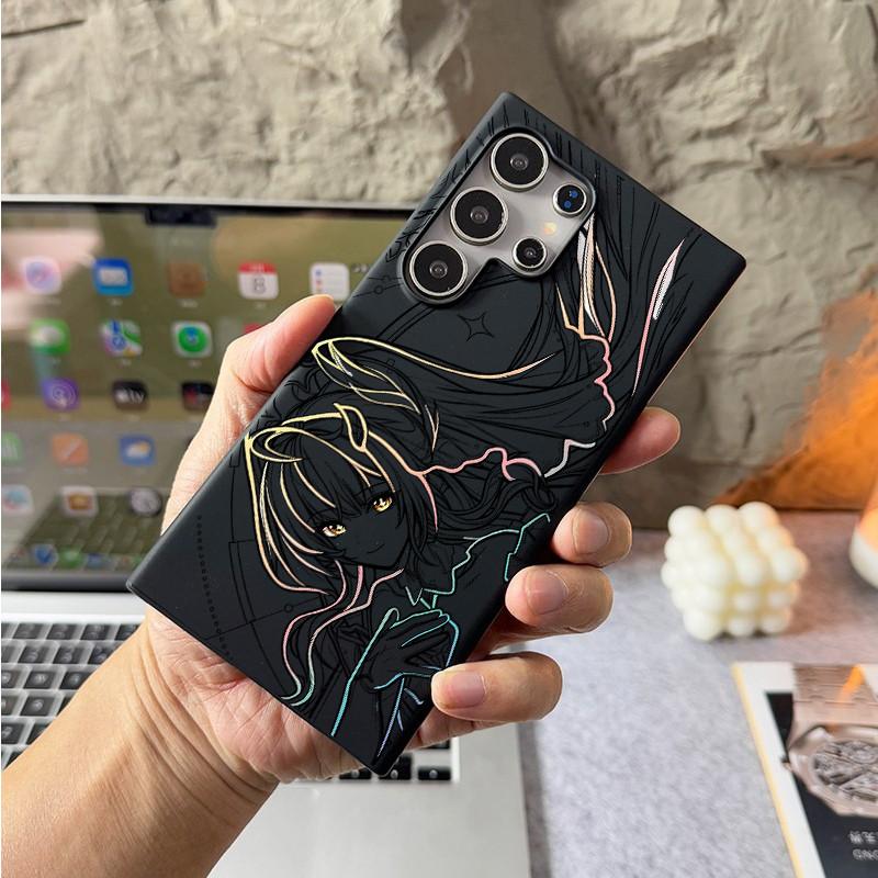 Micro Frosted Hard Phone Case Anti-fingerprint Half Wrap Cover for Samsung S26 Ultra S25 S24 Ultra S25FE S24 FE S23 Ultra S22 S21 S20 A55 A56 A17 A15 Samsung S26