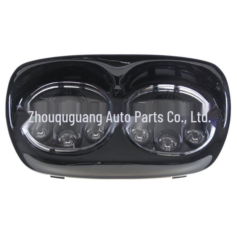 

Светодиодная двойная фара 5,75 для мотоциклов серии Glide - Второе поколение серебряный