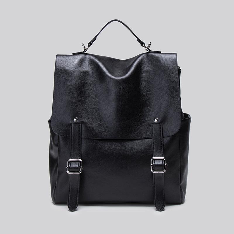 Women Large Capacity Backpack High Quality Pu Leather Vintage Bags for Women School Bags Travel Rucksack Ladies Bookbag Knapsack