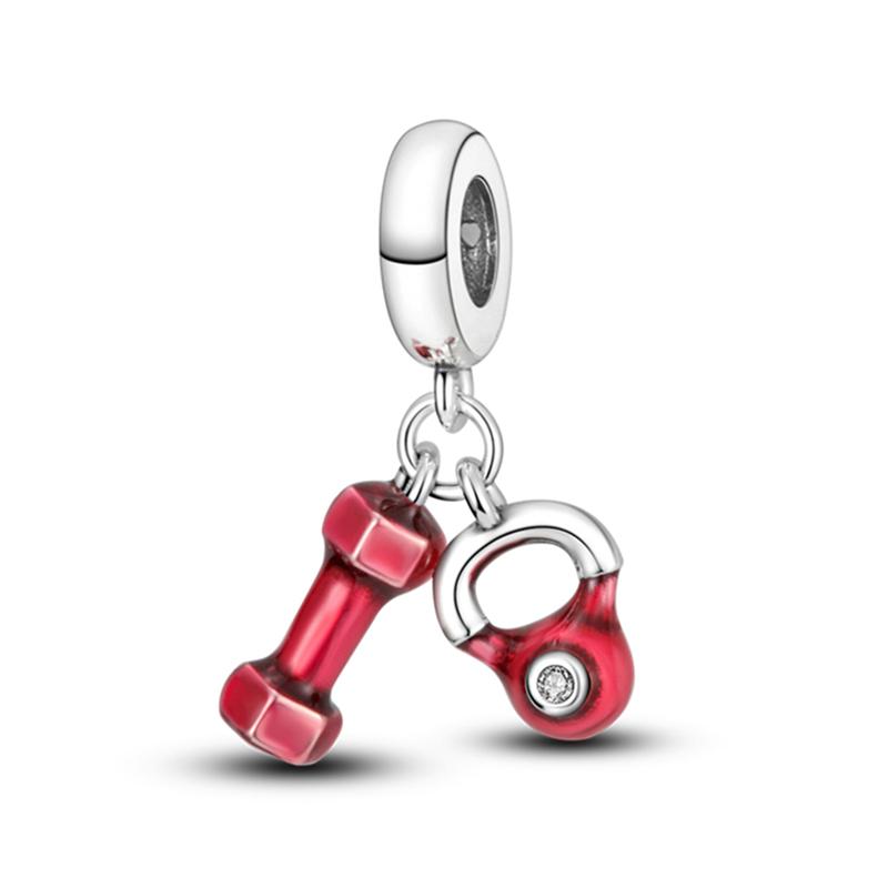 New Rugby Badminton Football Baseball Multiple Series Charm Beads Pendants Fit Original Europeanjewelry & Diy Making Fine Gift