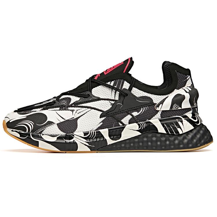 

LIBAI Anta Прочные Дышащие Кроссовки с Низким Верхом для Бега Черно-Белые 40.5