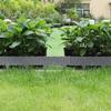Green Plastic Spliced Garden Picket Fence