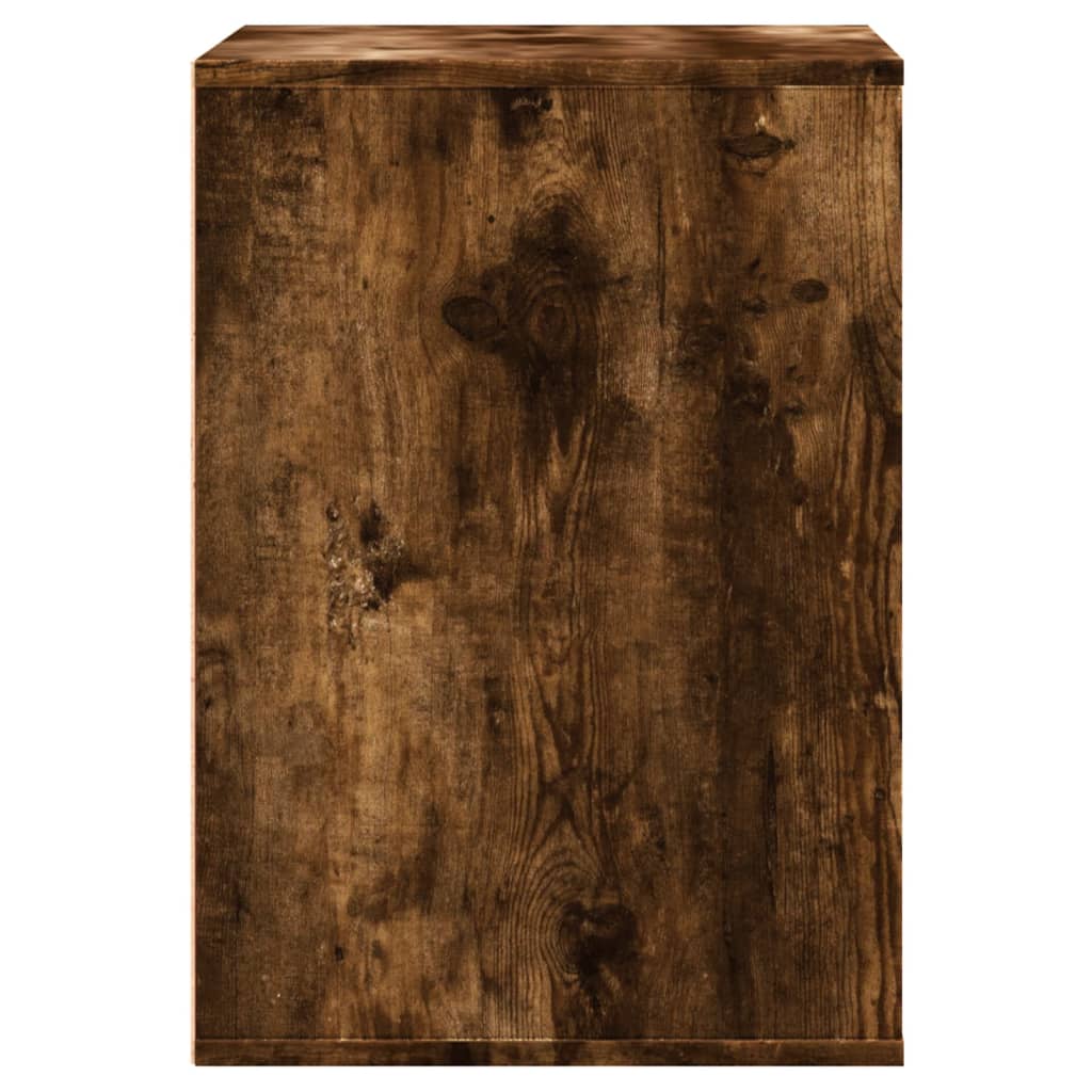 Smoke Oak Chest of Drawers 60 x 41 x 58 cm Wood Based Material