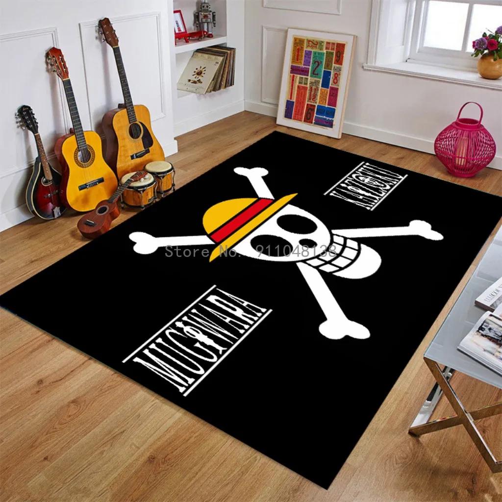 2026 Anime One Piece Japan Cartoon Teppich Teppich Für Wohnzimmer Schlafzimmer Sofa Fußmatte Dekoration Kinder Spielen Rutschfester Boden