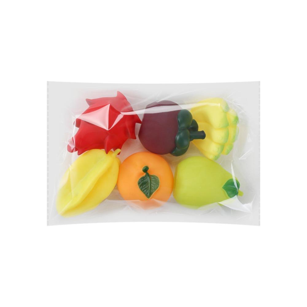 Kneading Vegetable Baby Bath Toys Sound Fruit Play Water Bath Toy  Children Adult
