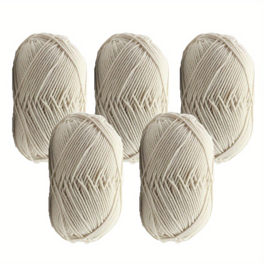 5pcs Soft Warm Acrylic Yarn 4-Ply for Diy Knitting & Crochet Projects Ideal for Blankets Sweaters Hats Scarves  Assorted Colors
