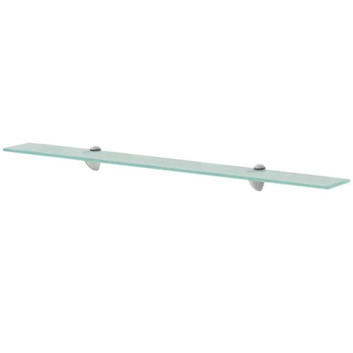VidaXL Wall Shelves 2 Pcs Glass 90 X 10 Cm 8 Mm