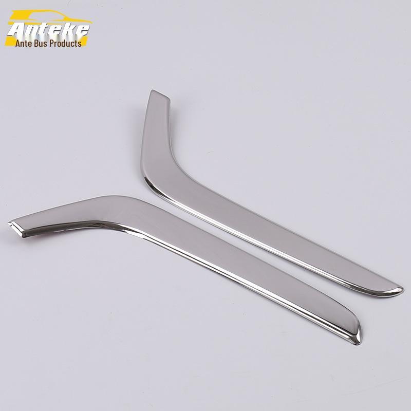 17 CRV Front Fog Light Eyebrow Decorative Strip & Anti-Scratch Bumper Patch