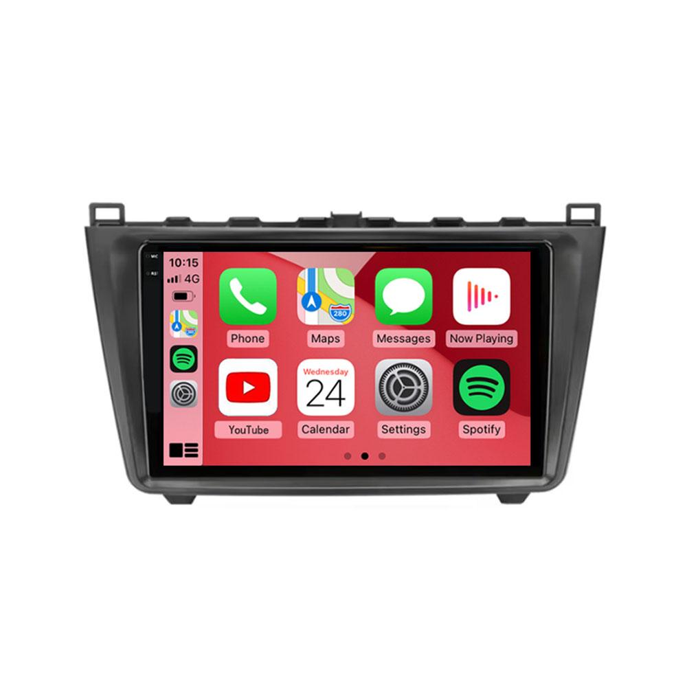 Car Radio Central Multimedia Navigation Android 14 4G+WIFI GPS Screen For Mazda 6 GH 2007-2012 Wireless Carplay Stereo Head Unit