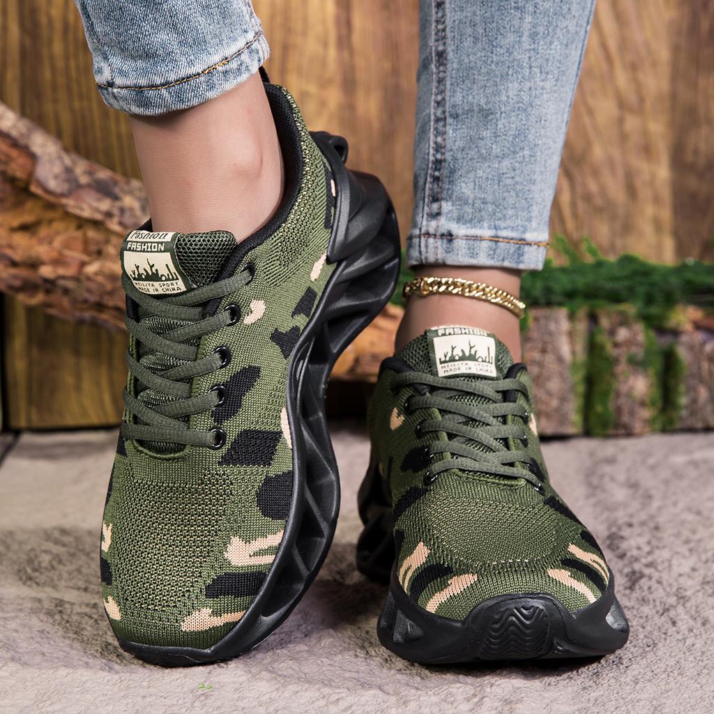 Women's Casual Sneakers Breathable Light Sneakers Outdoor Mesh Soft-soled Running Shoes Sports Jogging Tennis Walking Shoes