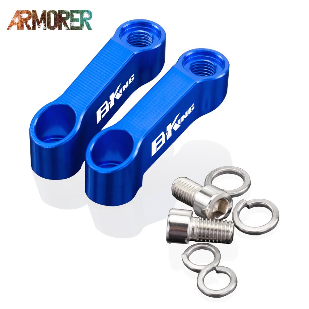 Motorcycle Accessories For Suzuki B-king Bking B king Universal Mirror Riser Extenders Spacers Extension Adapter