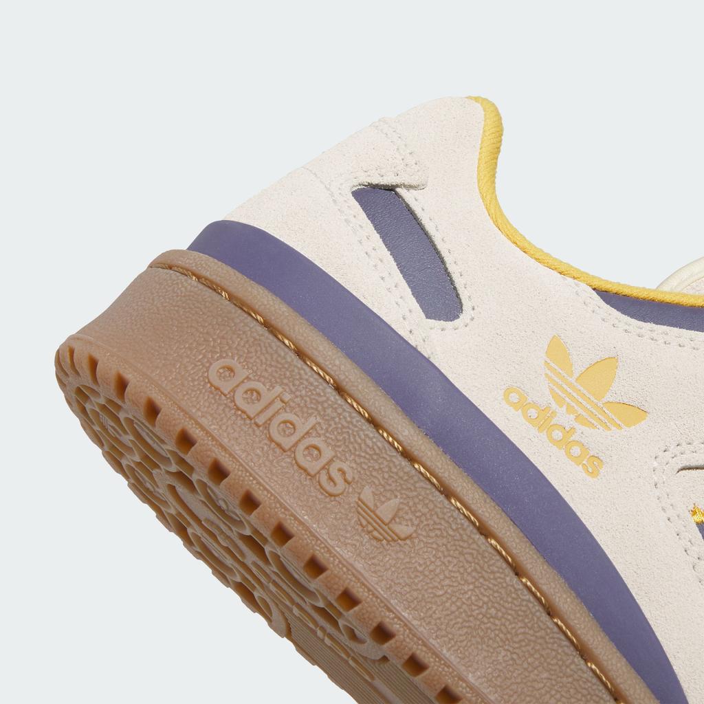adidas Forum Low CL White Preloved Violet Yellow