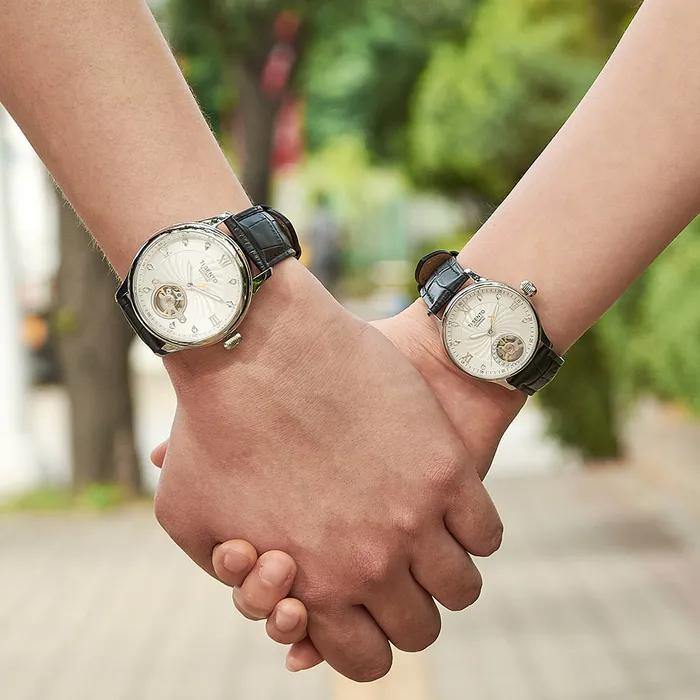 Snailing Automatic Leather Watch TS50301WTBK_L