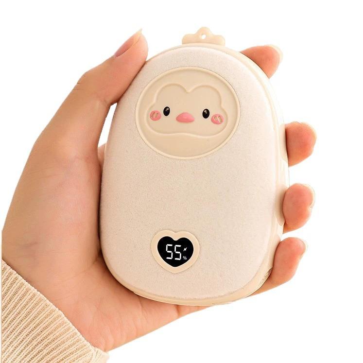 

Calentador de manos eléctrico 2 en 1 con diseño de pingüino portátil y recargable por USB