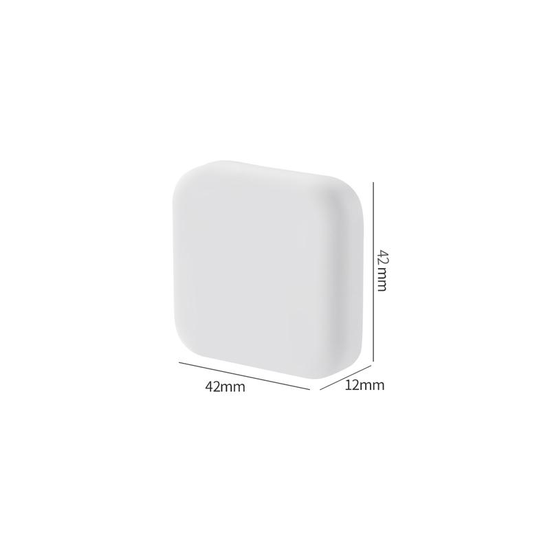 2 Pcs Silicone Door Stopper Door Handle Buffers Square Self Adhesive Door Knob Guard Wall Door Handle Stopper for Home Office