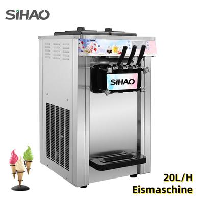 Soft Ice Cream Machine Ice Cream Maker Ice Cream Machine 20L Per Hour 1400W