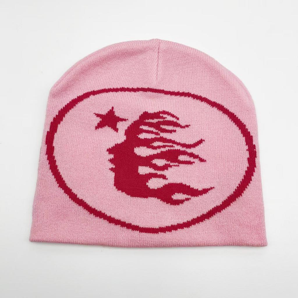 Halloween Series Jacquard Knitted Hat European and American Fashion Skull Portrait Beanie Pullover