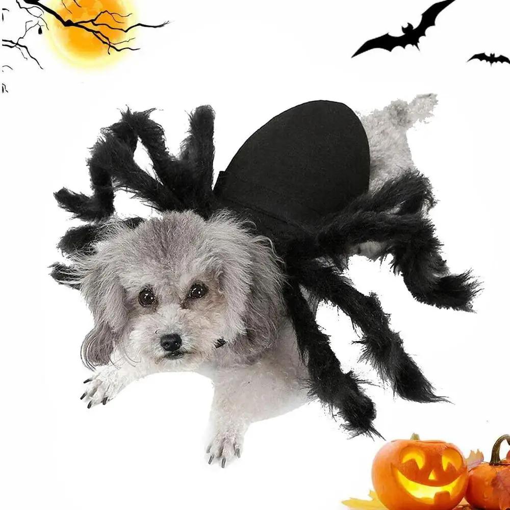 Cat Hallowen Costume Cat Costume Spider Clothes Dressing for Dogs Cats Party Cosplay Props Pet Spider Funny Outfit Pet Clothing
