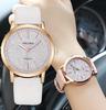 Mode Damklockor Casual Läderarmband Kvarts Armbandsur För Gåvor