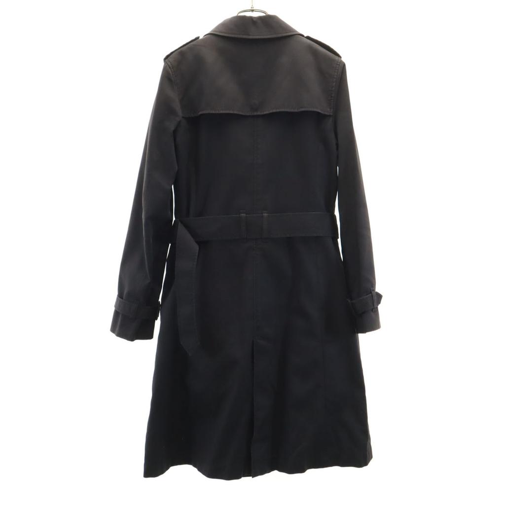 Paul Smith BLACK Trench Coat 40 Black Vest Liner Included Women Used