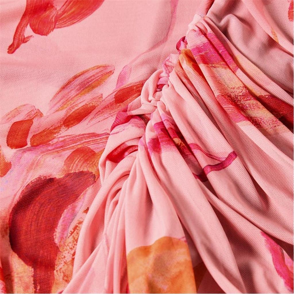 I Saw It First Womens/Ladies Floral Mesh Maxi Dress