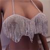 European And American Exaggerated Fringed Rhinestone Bra Body Chain Nightclub Women'S Sexy Shiny Accessories