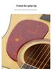 Universelles Holz-Gitarren-Schlagbrett für 40/41 Zoll Akustikgitarren - Kratzfeste Harzplatten-Zubehör