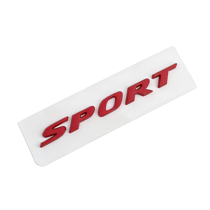 Plastic Letter Stickers for The Rear Badge of Sedans with a 2.0T SPORT Performance Displacement