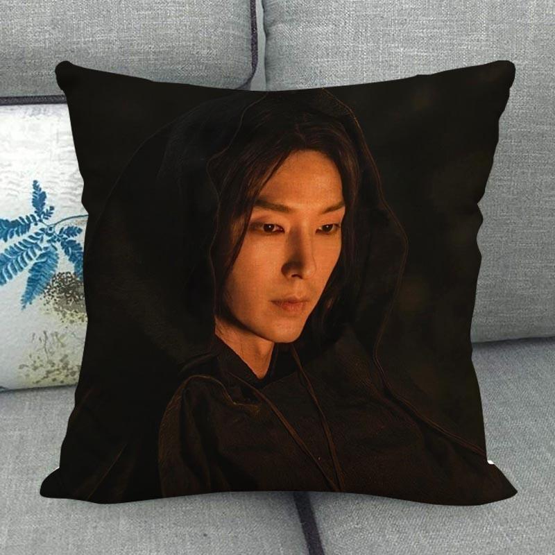 LEE JOON GI Pillowcase Home Textile Cotton Linen Fabric 45x45cm One Side Decoration Pillow Cover New WJY12.25