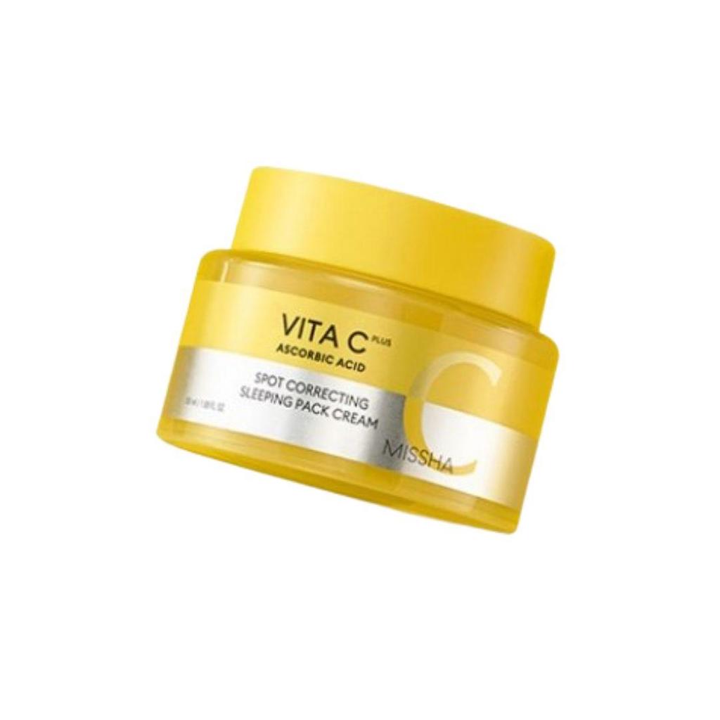 MISSHA Vita C Plus Sleeping Pack Cream Brightening & Anti-Fatigue Night Treatment 50ml
