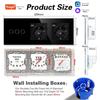 European Standard Type 228 Smart Switch Socket with Tempered Glass Panel, Alexa Voice Control, and Doodle App Compatibility