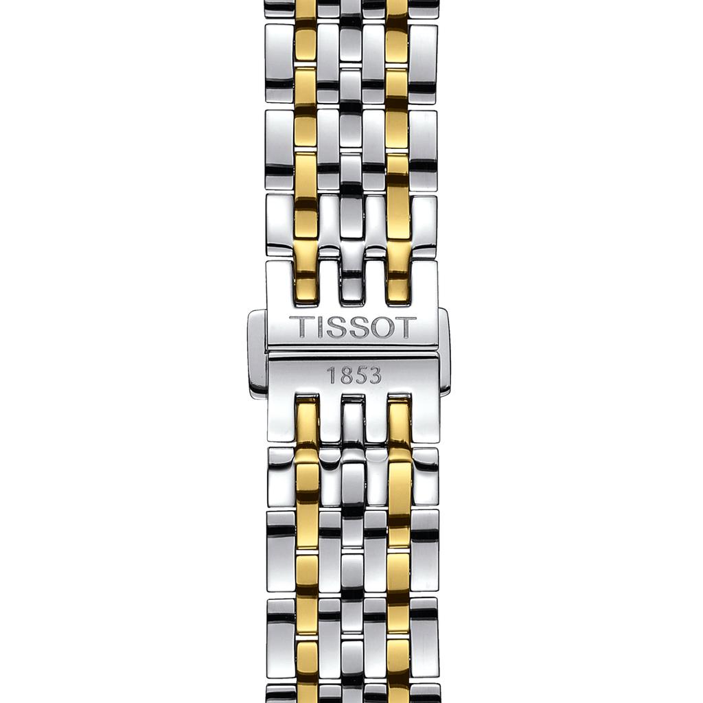 Tissot Edelstahl silbernes Zifferblatt Herren Modeuhr T006.407.22.033.01