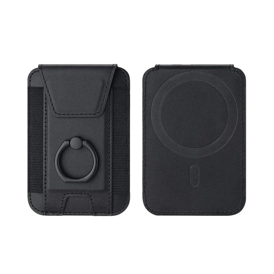 Wallets Credit Card Holder Case Slim Thin Mini Wallet Men Women Magnet Credit Card Holder for Iphone 12 13 14 15 16 Pro