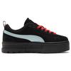 (WMNS) PUMA Dua Lipa x Mayze Suede 'Black Blue Glow' Women's 387294-05