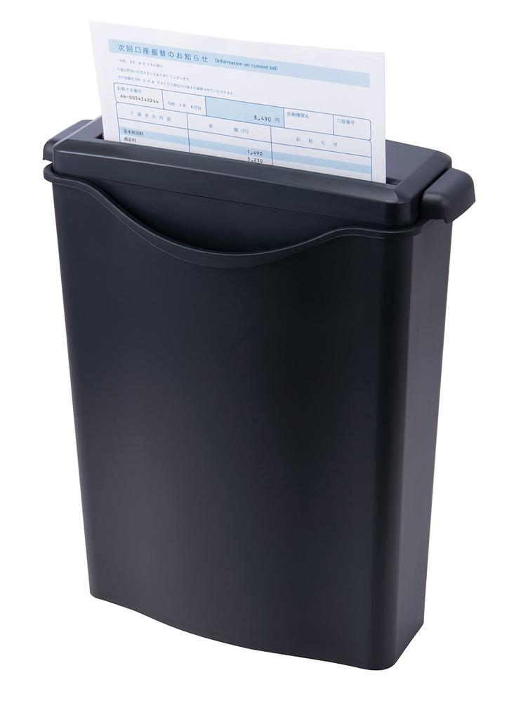 Nakabayashi Personal Shredder, Straight Cut, Black, Z0453