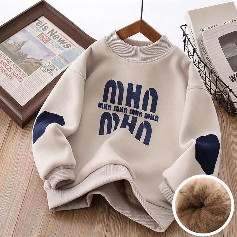 

Детская толстовка для девочек и мальчиков, детская с надписью, для малышей, осенняя верхняя одежда, зимняя детская одежда 160