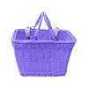 Durability Handwoven Child Bike Basket Convenient Storage Bike Front Basket Family Outing Bike Accessory