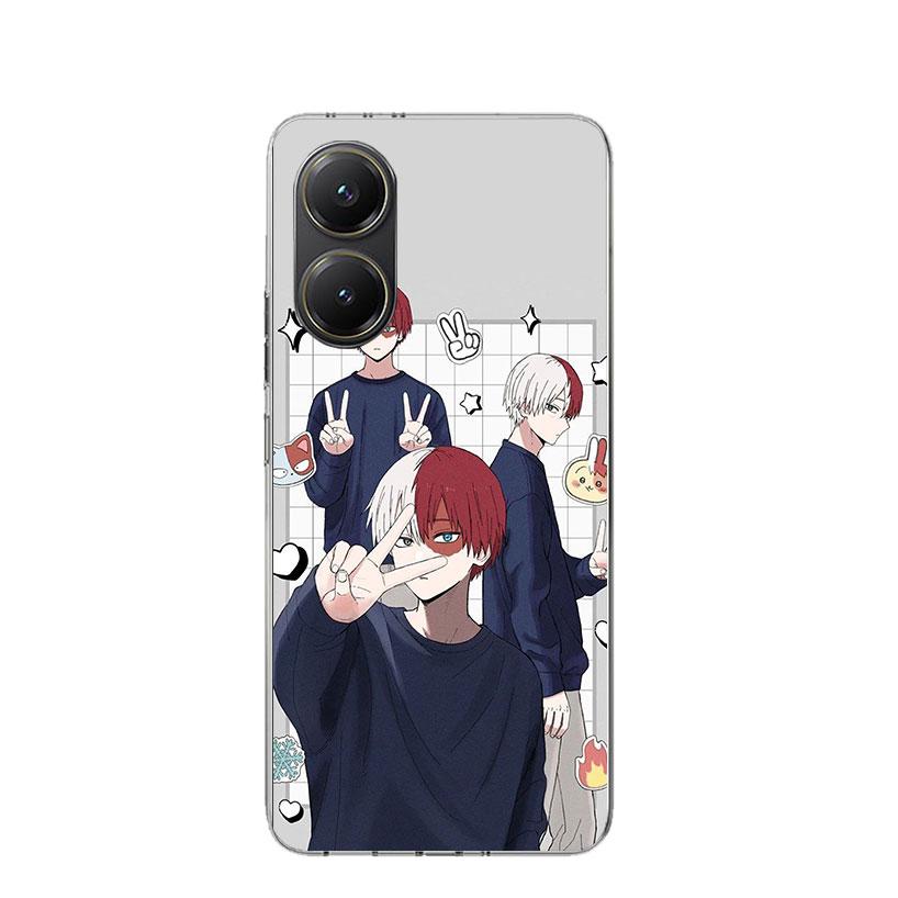Todoroki Shoto MHA My Hero Phone Case For Xiaomi Poco X3 X5 X6 X7 X4 Nfc F7 Ultra F6 F5 Pro F4 Gt F3 M6 M5S M4 M3 Art Cover Coqu