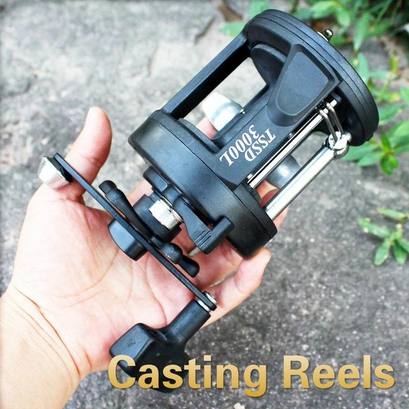 SOUGAYILANG Trolling FishingReel Graphite Level Wind Saltwater Boat Fishing Reel for Sea Fishing