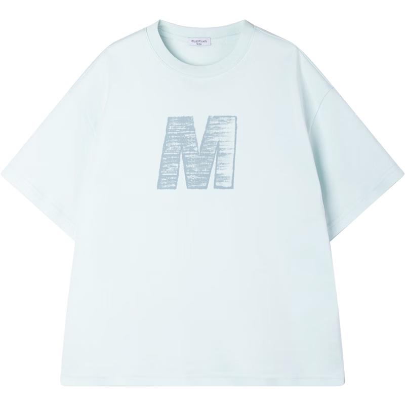 

Футболка с надписью Mucmukn Island Melody Cooling Letter 140CM
