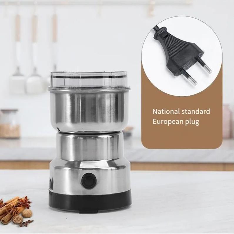 Upgraded latest kitchen multifunctional 4-leaf cereal grinding coffee chopped home electric coffee grinder nut bean flavor mixer