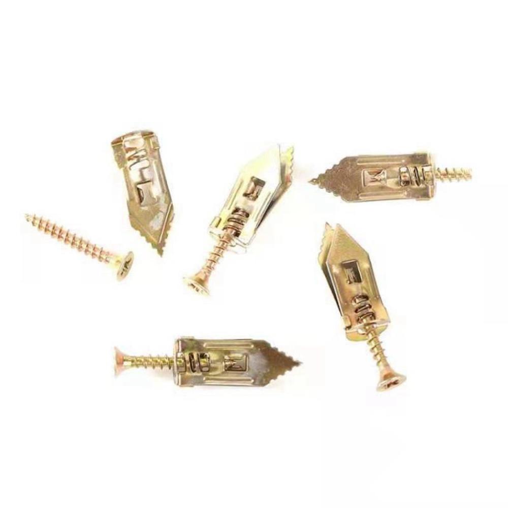 Nail-in type Metal Home Improvement Fix Screws Expansion Tube Board Fix Kits Wall  Fixing Plug