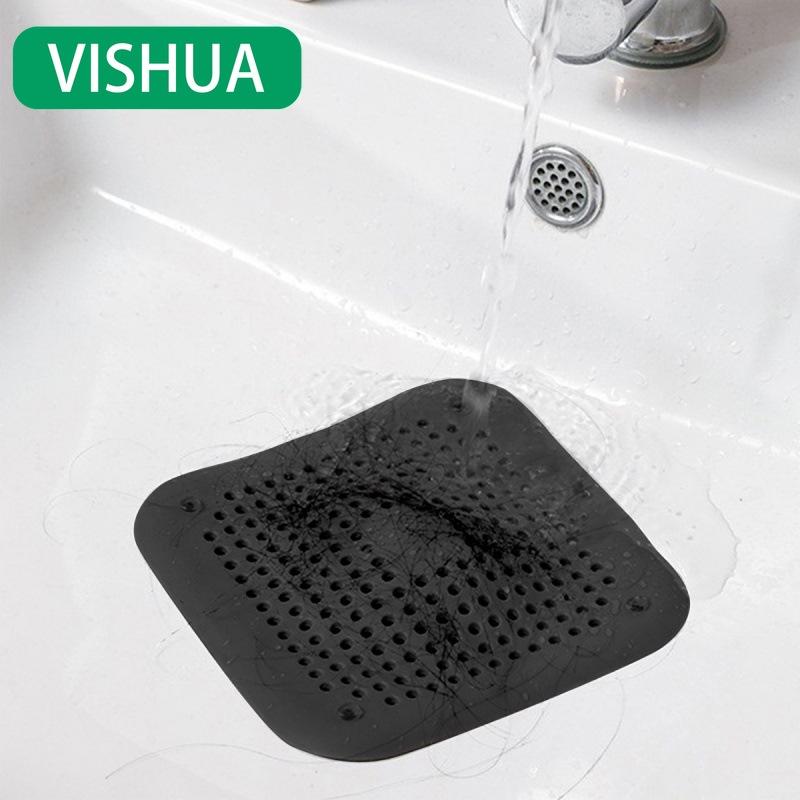 Hair Strainer Anti-block Sink Filter Bathtub Shower Floor Drain Plug Silicone Stopper Kitchen Deodorizer Bathroom Accessories