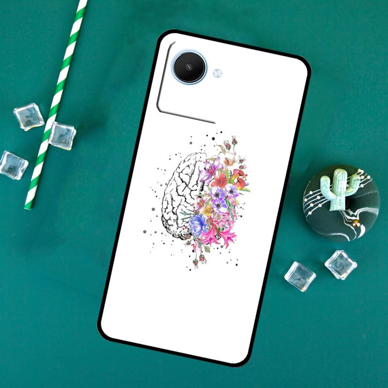 Anatomie Gehirn Für Realme C71 C75 C55 C53 C67 C61 C33 C63 C51 10 11 12 13 14 Pro Plus C65 GT7 15 Pro Hülle