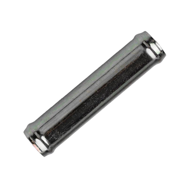 2 st Rakt Värmarslang Koppling Adapter för Kylarslang Hållbar Passar för Innerdiameter på 16 mm Silver Förzinkat Järn