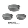 1 Set Breathable Woven Storage Basket with Handle Flax Eco-friendly Woven Storage Box for Bedroom