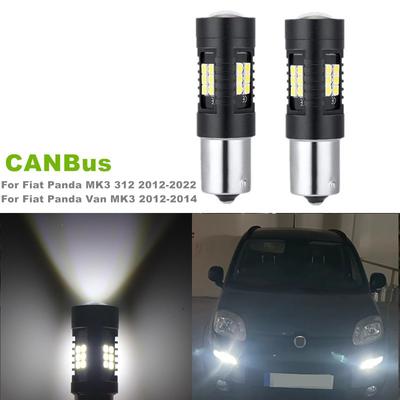 Pour Fiat Panda MK3 312 2012-2022 2 pièces CANBus Sans Erreur LED Avant Voiture DRL Feux de Jour Ampoules de Remplacement