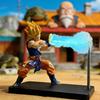 Dragon Ball Figurki Anime Postać Son Goku Lampa z żywicy epoksydowej Saiyanie Lampka nocna Dekoracja pokoju Zabawki dla dzieci Prezenty świąteczne