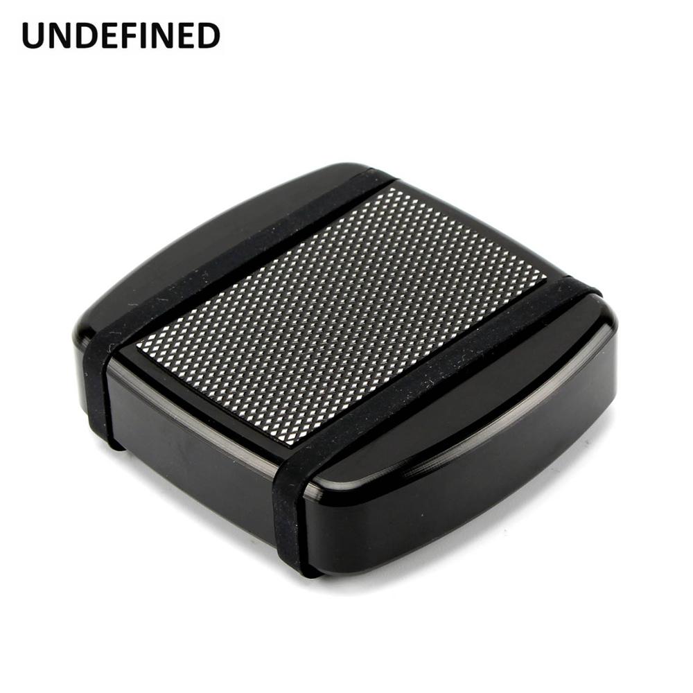 

Motorcycle Brake Pedal Pad Cover Small CNC Diamond Black For Harley Dyna Fat Bob FXDF FXDL1993-2017 Softail FXSTS 1984-2017 чорний