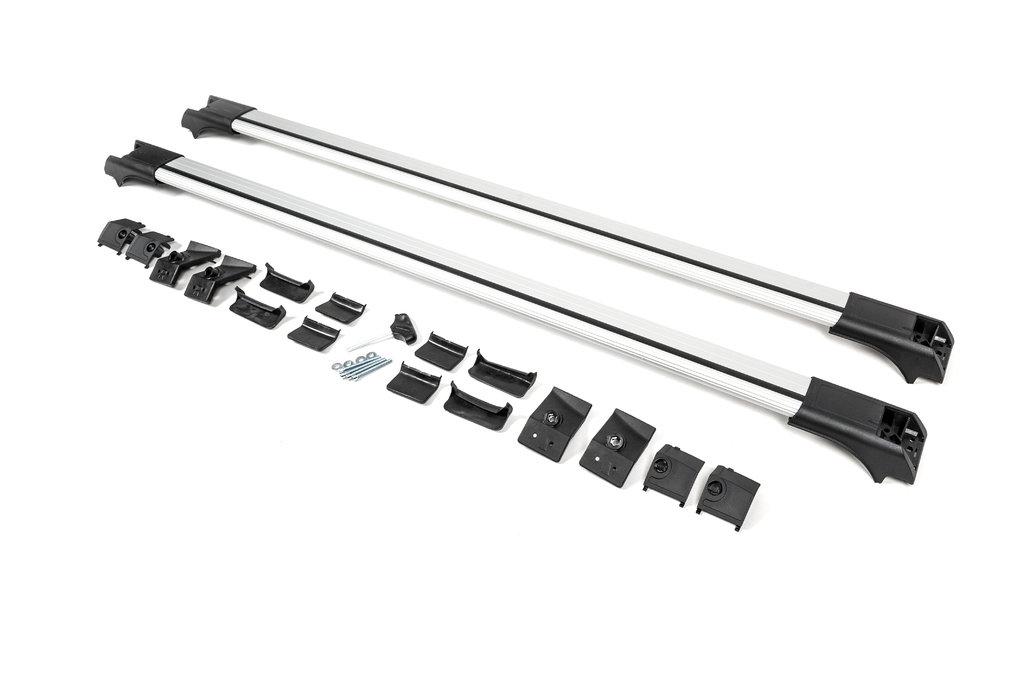 Jumpers for Conventional Roof Rails Without a Key Flybar V1 (2 Pcs) Up To 110 Cm, Gray